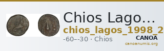 Chios Lagos 1998 Series 20 — CANOA