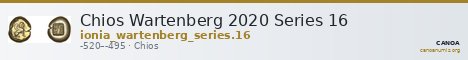 Chios Wartenberg 2020 Series 16 — CANOA