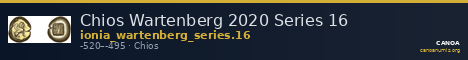 Chios Wartenberg 2020 Series 16 — CANOA