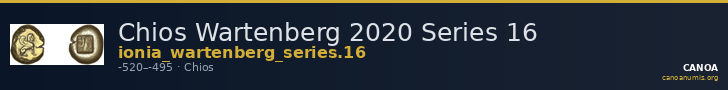 Chios Wartenberg 2020 Series 16 — CANOA
