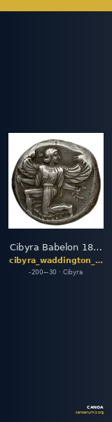 Cibyra Babelon 1898 (Inv. Waddington) 5810 — CANOA