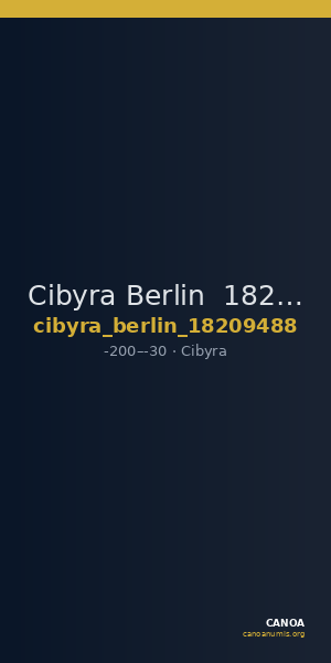 Cibyra Berlin  18209488 — CANOA