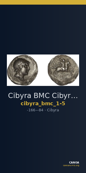 Cibyra BMC Cibyra 1-5 — CANOA