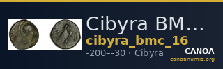Cibyra BMC Cibyra 16 — CANOA