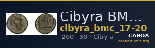 Cibyra BMC Cibyra 17-19 — CANOA