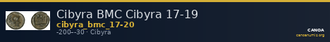 Cibyra BMC Cibyra 17-19 — CANOA