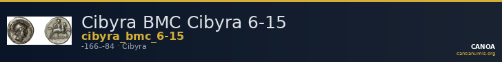 Cibyra BMC Cibyra 6-15 — CANOA