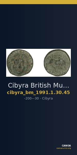 Cibyra British Museum  1991-1-30-45 — CANOA