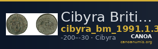 Cibyra British Museum  1991-1-30-45 — CANOA