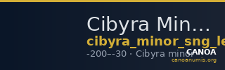 Cibyra Minor SNG Levante 385 — CANOA