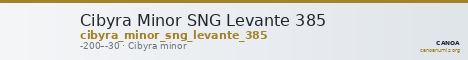 Cibyra Minor SNG Levante 385 — CANOA