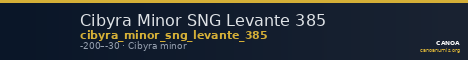 Cibyra Minor SNG Levante 385 — CANOA