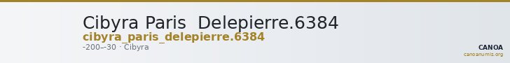 Cibyra Paris  Delepierre.6384 — CANOA