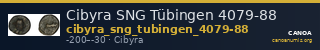 Cibyra SNG Tübingen 4079-88 — CANOA