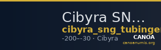 Cibyra SNG Tübingen 4089 — CANOA