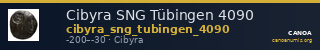 Cibyra SNG Tübingen 4090 — CANOA