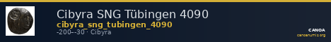 Cibyra SNG Tübingen 4090 — CANOA
