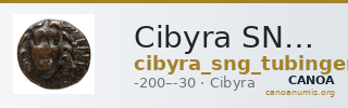 Cibyra SNG Tübingen 4092 — CANOA