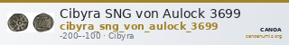 Cibyra SNG von Aulock 3699 — CANOA