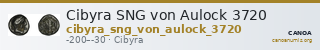Cibyra SNG von Aulock 3720 — CANOA