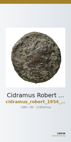 Cidramus Robert 1954 A-B — CANOA