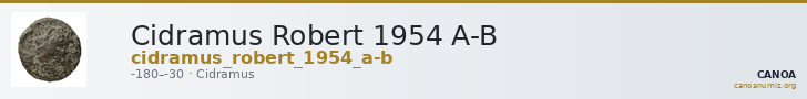 Cidramus Robert 1954 A-B — CANOA