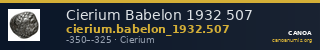 Cierium Babelon 1932 507 — CANOA