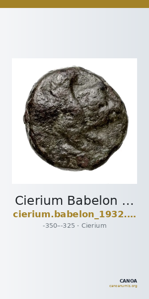 Cierium Babelon 1932 511 — CANOA