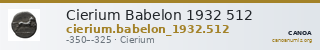 Cierium Babelon 1932 512 — CANOA