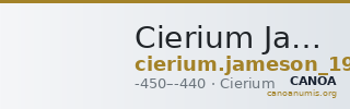 Cierium Jameson 1932 2465 — CANOA