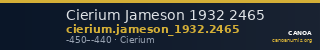 Cierium Jameson 1932 2465 — CANOA