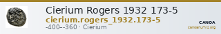 Cierium Rogers 1932 173-5 — CANOA
