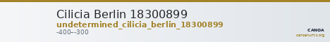 Cilicia Berlin 18300899 — CANOA