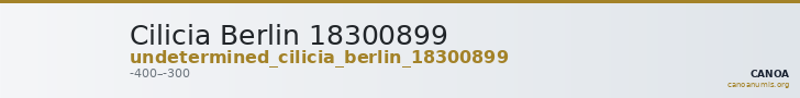 Cilicia Berlin 18300899 — CANOA