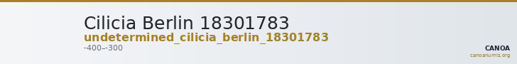 Cilicia Berlin 18301783 — CANOA