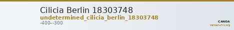 Cilicia Berlin 18303748 — CANOA