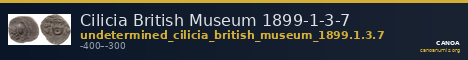 Cilicia British Museum 1899-1-3-7 — CANOA