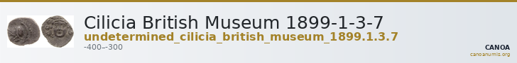 Cilicia British Museum 1899-1-3-7 — CANOA
