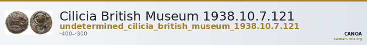Cilicia British Museum 1938.10.7.121 — CANOA