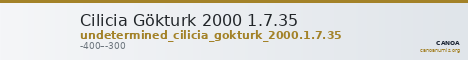 Cilicia Gökturk 2000 1.7.35 — CANOA