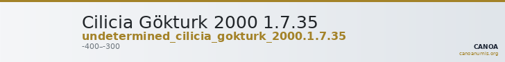Cilicia Gökturk 2000 1.7.35 — CANOA