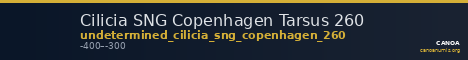 Cilicia SNG Copenhagen Tarsus 260 — CANOA