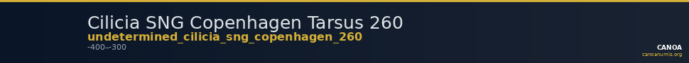 Cilicia SNG Copenhagen Tarsus 260 — CANOA
