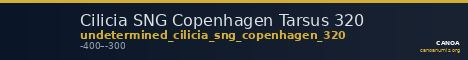 Cilicia SNG Copenhagen Tarsus 320 — CANOA