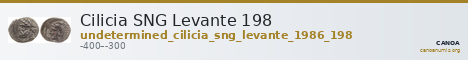 Cilicia SNG Levante 198 — CANOA
