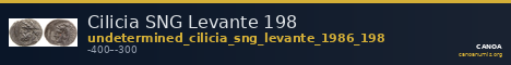 Cilicia SNG Levante 198 — CANOA