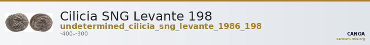 Cilicia SNG Levante 198 — CANOA