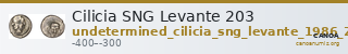 Cilicia SNG Levante 203 — CANOA