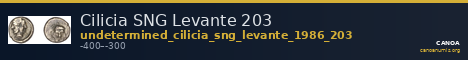 Cilicia SNG Levante 203 — CANOA