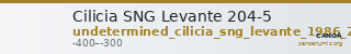 Cilicia SNG Levante 204-5 — CANOA